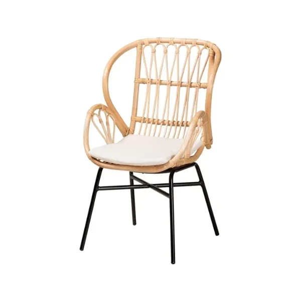 Caelia Dining Chair, Natural Brown