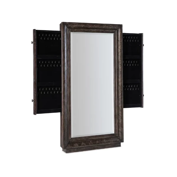 Traditions Floor Mirror with Hidden Jewelry Storage